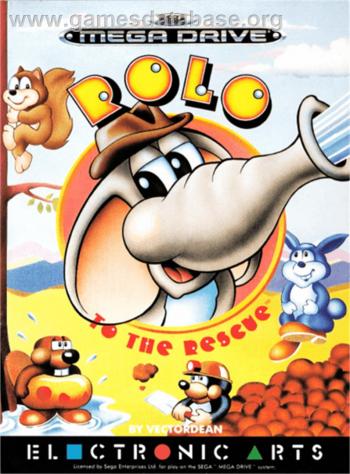 Cover Rolo to the Rescue for Genesis - Mega Drive